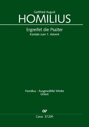 Ergreifet die Psalter, ihr christlichen Chöre